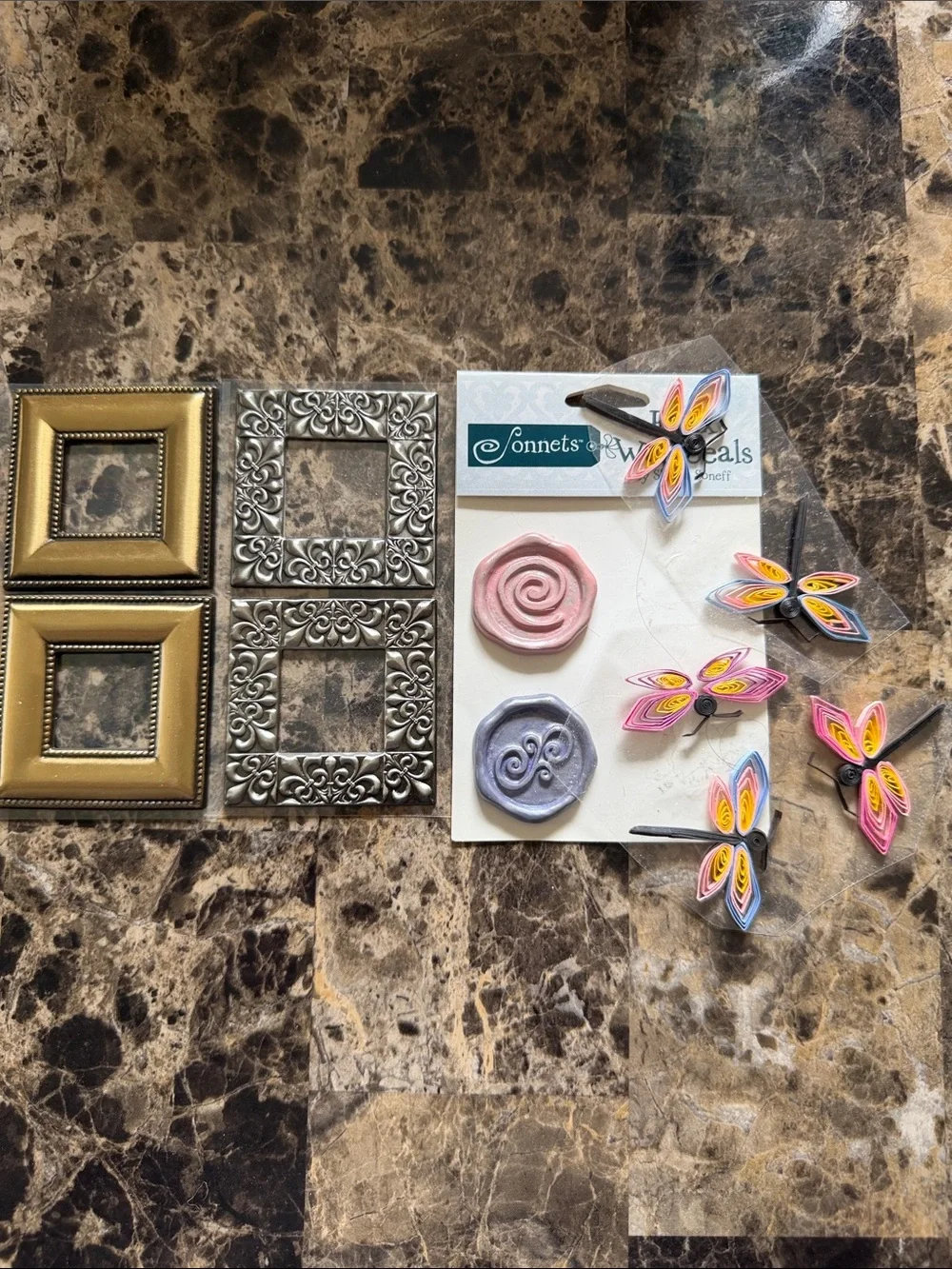 Various Scrapbook Embellishments